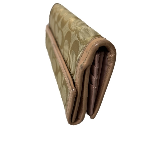 Coach Tan Signature Wallet - Picture 3 of 7